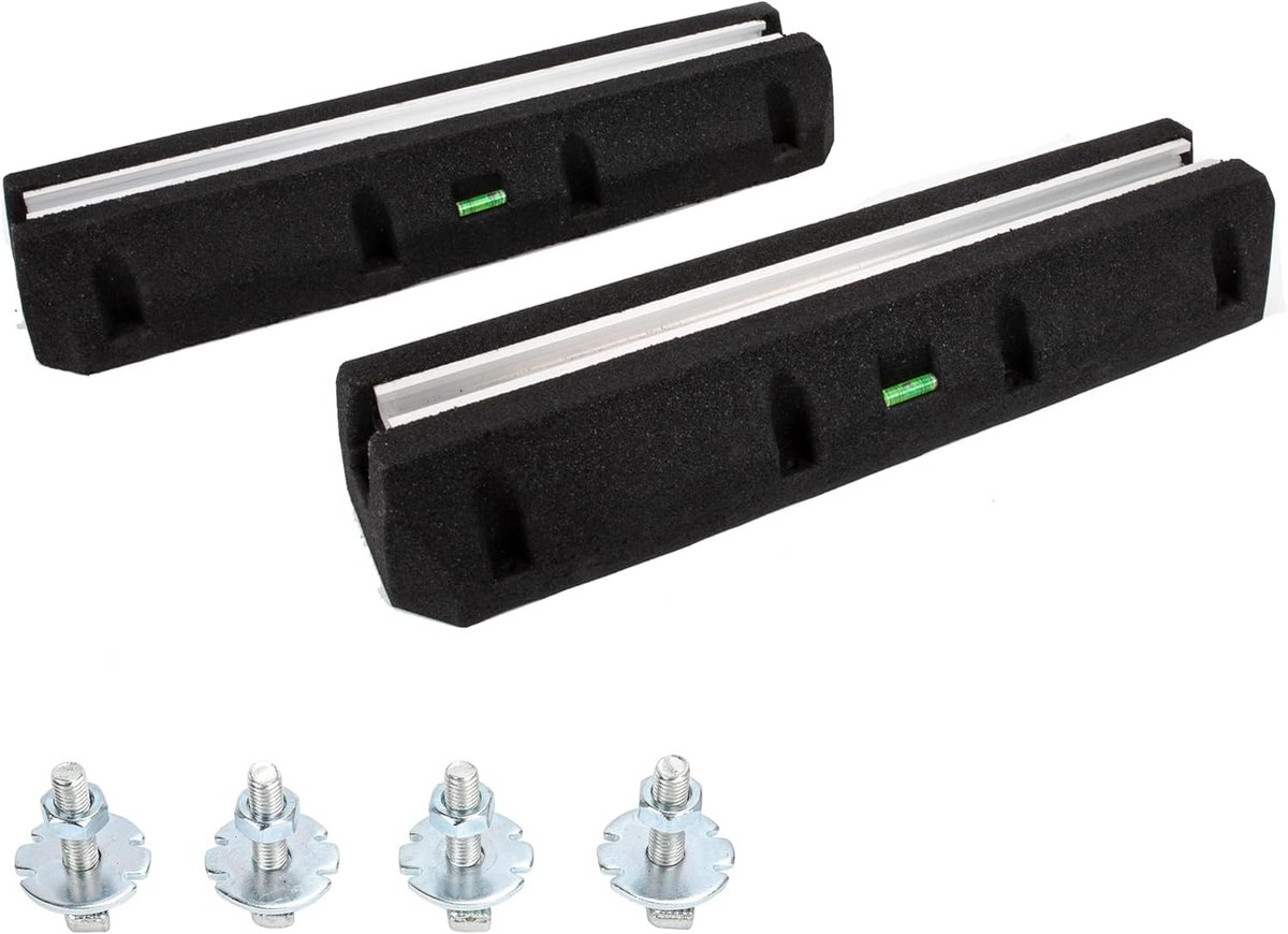 Vloerconsole dempingssokkel voor airconditioning en warmtepomp | 600 mm anti-trillingsvoetjes van rubber met waterpas UV-bestendig 500 kg belastbaar