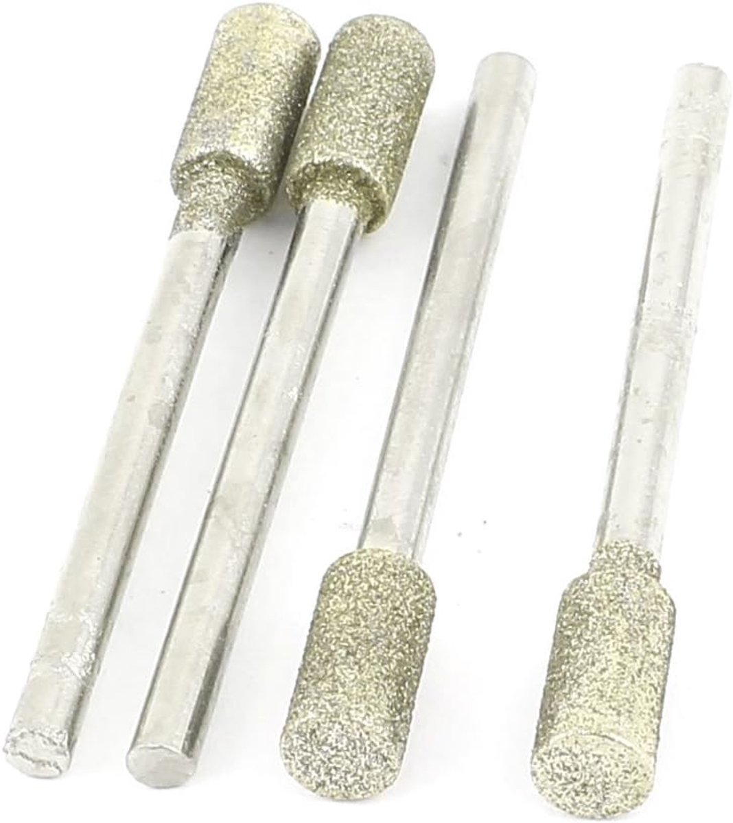 Sourcing map 3 mm Staaf 5 mm Cilindrische hoofd gemonteerd punten slijpen Bit 4 stks
