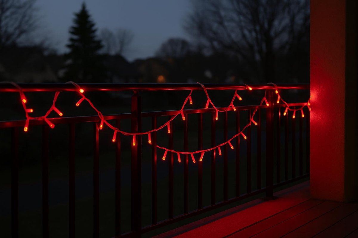 Lichtsnoer 300 leds - 30 m - rood licht - verlengbaar - sfeervolle kerstdecoratie - SnelShoppen