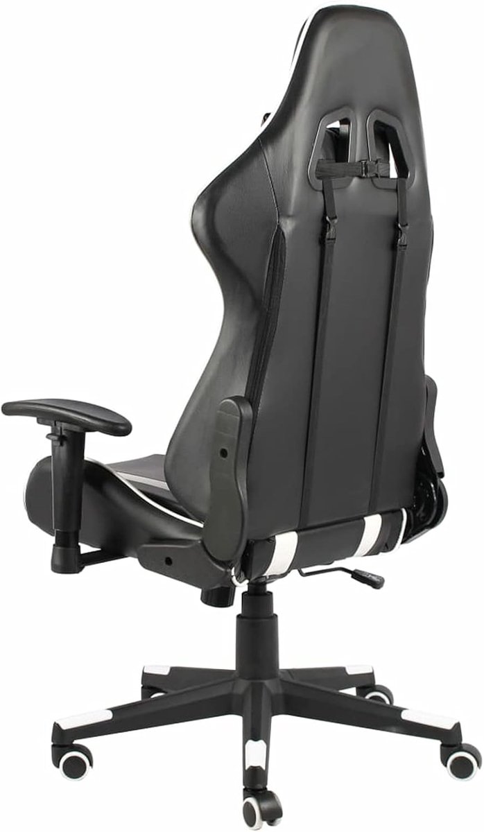 Gaming Stoel - Computerstoel Bureau Stoel - Comfortabel Gamen - Ergonomisch Ontwerp - Hoogte Verstelbaar - Wit — afbeelding 5
