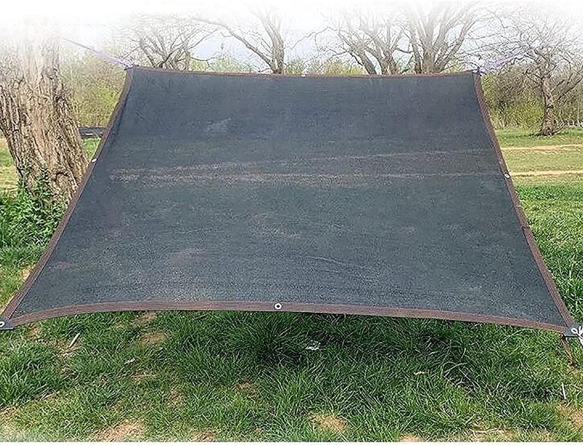 Stof Schaduw Nette Plant Cover Patio Luifel Zonnebrandcrème Voor Tuin Ademend Luifel Buiten Achtertuin Rechthoekige Stijl Waterdichte Schaduw,4M*4M