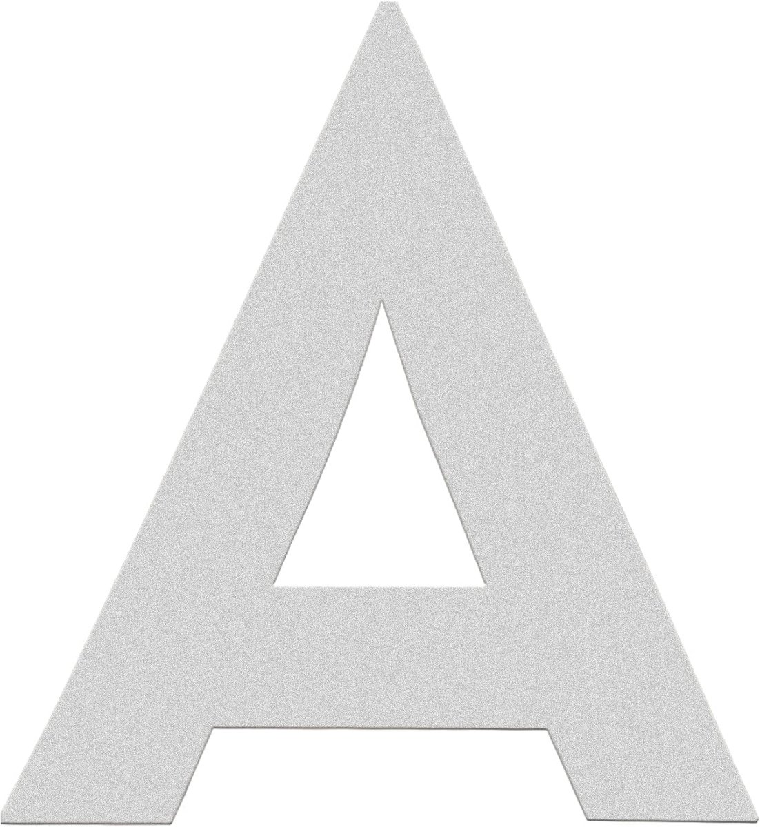 Huisnummer 3 inch (7,5 cm) zelfklevende letters appartementsdeurnummers straatadres plaque stijlvol decor, acryl(A, zilver)