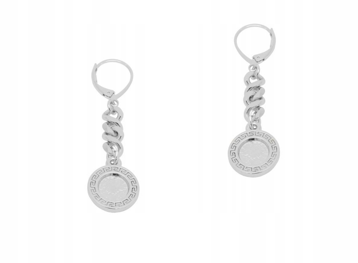 Premium Oorbellen met Greekes Munt - Elegante Dames Sieraden
