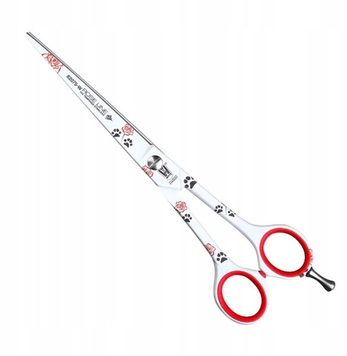 Witte Rose Line 7.5" witte schaar met microscherpte, professioneel