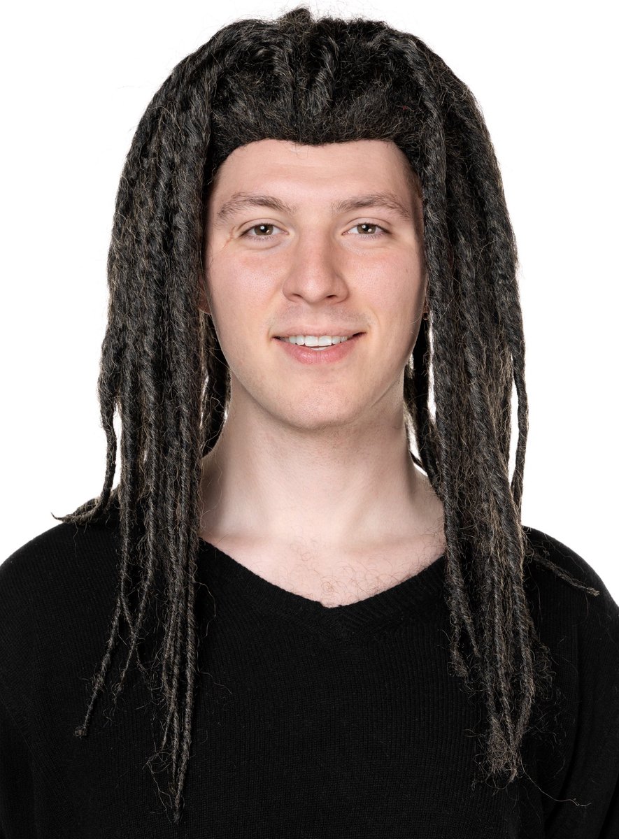 Zwarte Dreadlock Pruik