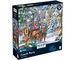 House of Puzzles legpuzzel Coach Party 1000 stukjes puzzelplezier.