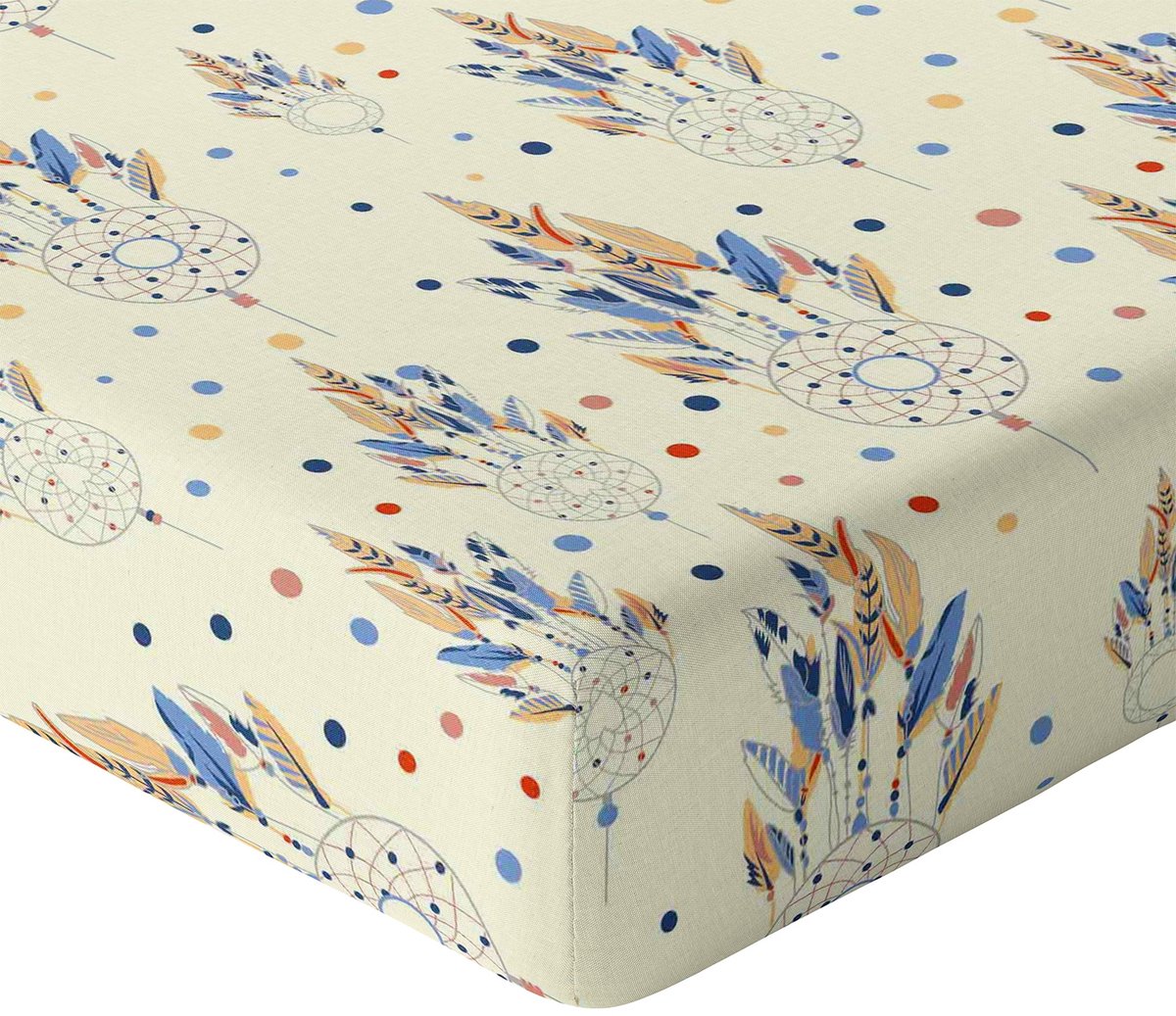 Hoeslaken 120x60 cm met elastiek - 100% katoen