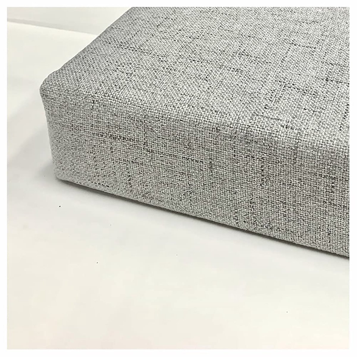 Bench Kussen outdoor/Indoor Settee Kussen Auto Seat Kussen Rugkussen Foam Pads Opslag Bench Kussen 3.2" (8cm) Dikke spons, meerdere kleuren en maten-Grijs 60x30x8cm (23x12x3.2in)