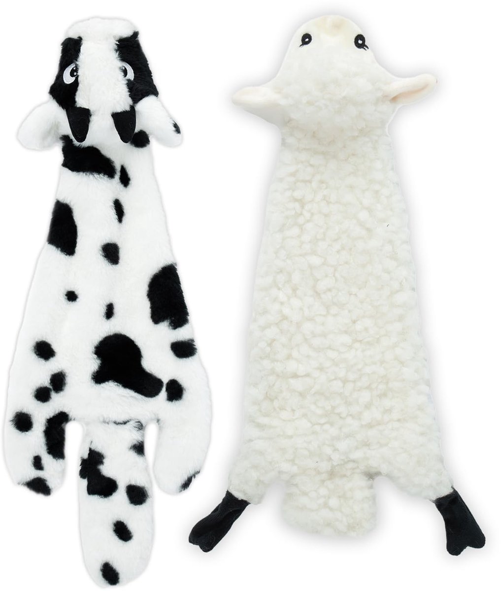 2-in-1 Leuke Huid Stuffless Hond piepend speelgoed door Best Pet Supplies