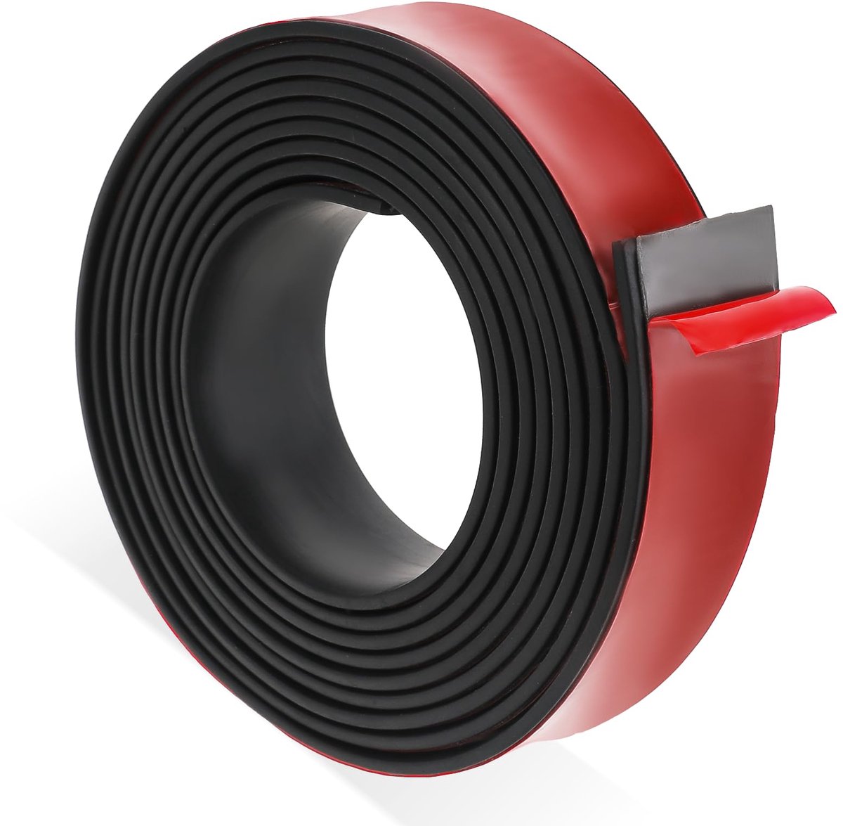 Rubberen band - 2 m x 25 mm x 2 mm - Bouwbeschermingsmat - Neopreen - Voor rubberen afdichting, doe-het-zelf, vloerbescherming
