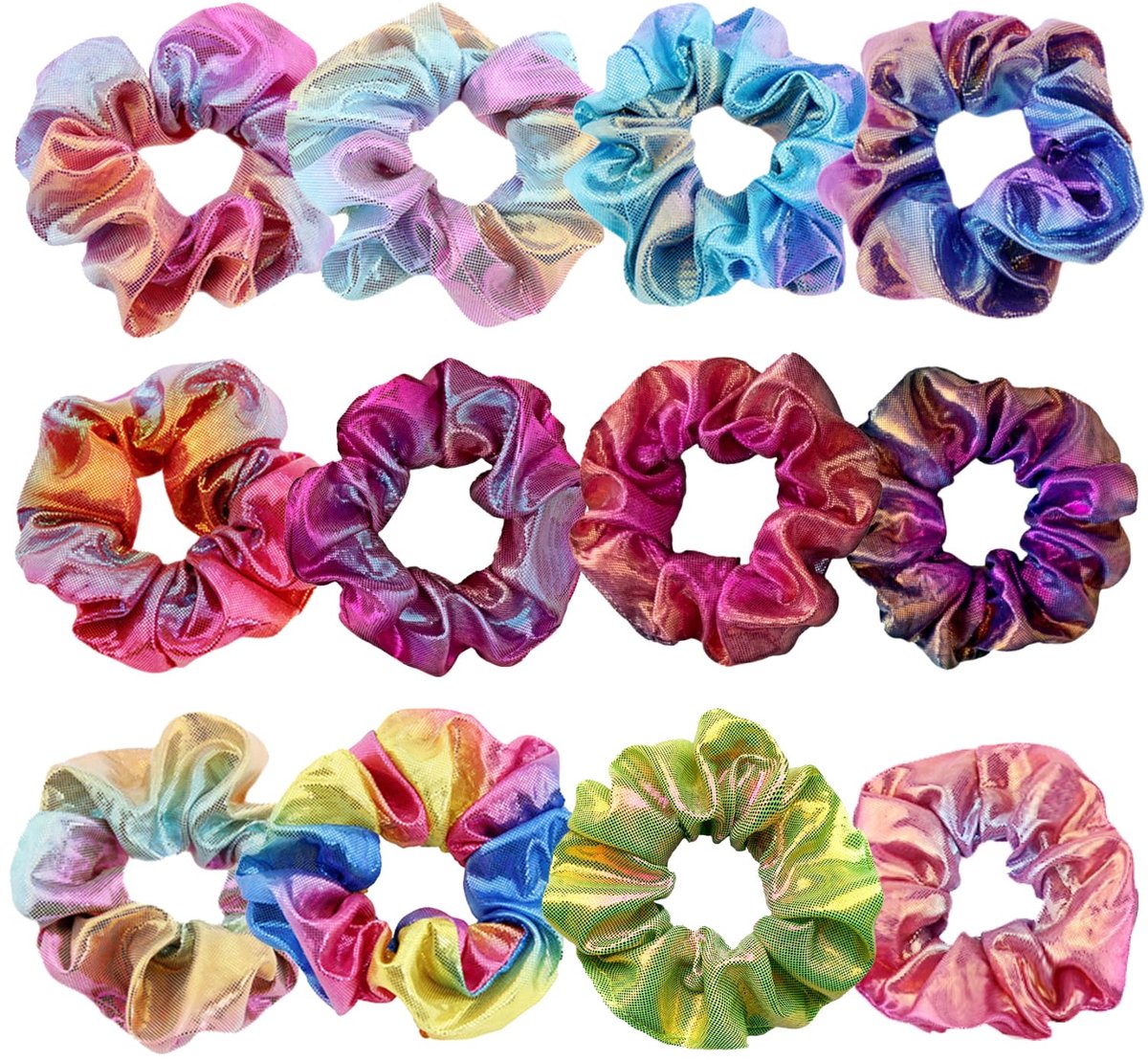 Scrunchies, haarelastiekjes en haarbanden voor vrouwen of meisjes of echtgenote, geschikt voor sport, feest, make-up, ceremonies, kantoren, scholen, reizen, enz