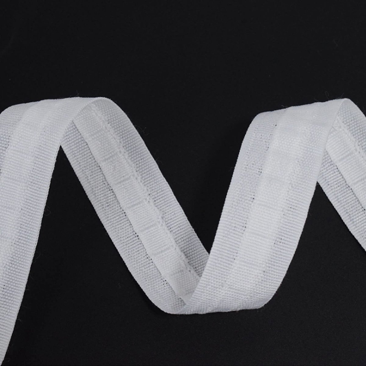 50 m x 3 cm gordijnband, plooiband, gordijnband met plooiband voor gordijnen en gordijnen, universele band om op te naaien