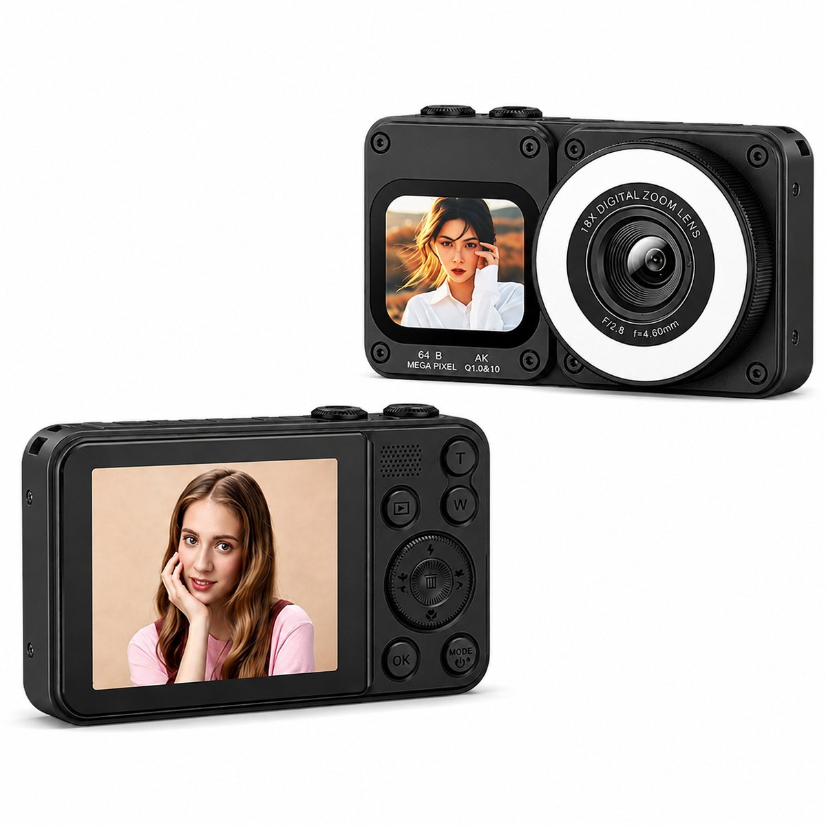 digitale camera Zwart