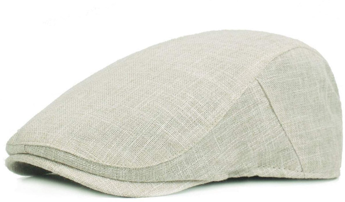zomerpet, krantenjongenspet, van puur katoen hennep, baret, rijhoed voor dames en heren