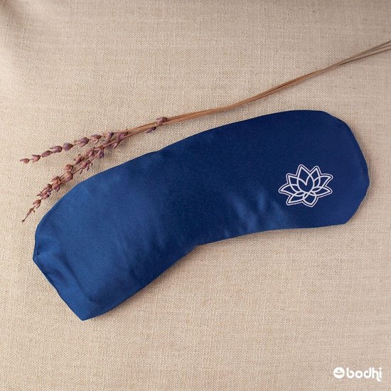 Thijox - Zijde Kussen voor de Ogen met Biologische Lavendel en Lijnzaad, Donkerblauw voor Yoga, Meditatie en Ontspanning, Helpt bij Regenererende Onts van Thijox — afbeelding 5