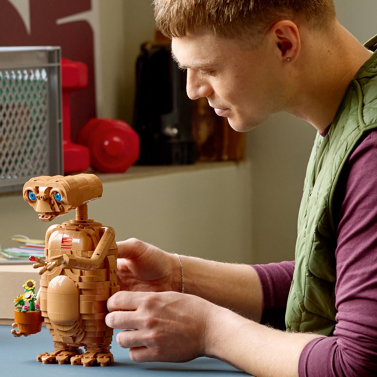 LEGO Ideas E.T. the Extra-Terrestrial Bouwpakket voor Volwassenen en Woondecoratie 21370 — cadeau in Spellen & Speelgoed - foto 5