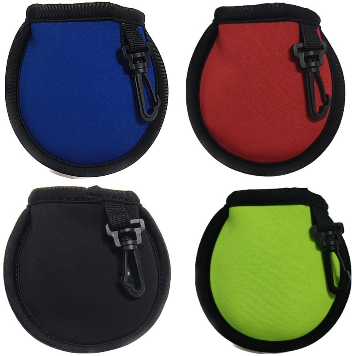 Dailygoods- Golfbaltas Draagbaar - Set van 4 Reinigingszakken - Waterdichte Tas - Golfaccessoires - Effectieve Reiniging - Compact en Lichtgewicht - Golfreiniger