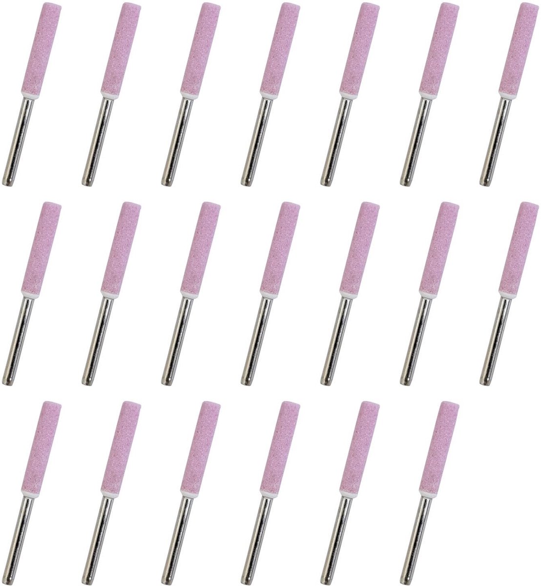 Dailygoods- Slijpsteen Hoogwaardige Keramiek - Slijpsteen voor Messen - Slijpsteen voor Metalen - Slijpsteen Set - 20 Stuks - Diameter 4.8 mm - Slijpaccessoire