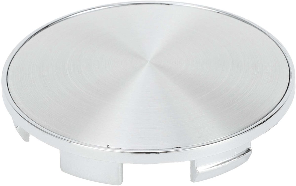 Dailygoods- Wielnaafdopjes 68mm - Zilverkleurige Naafdoppen - Beschermers voor SUV/Truck - Eenvoudig te Installeren - Duurzaam Materiaal