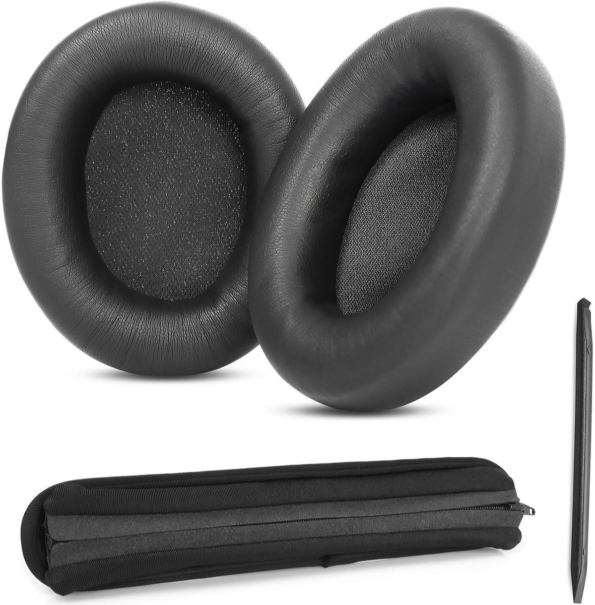 Dailygoods - Vervangende oorkussens Oorkussens Compatibel met Beats Studio Pro Hoofdtelefoon Oor Covers Eiwit Lederen Oorkussens (Oorkussens + Hoofdband)