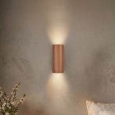 BRILONER Ida – Wandlamp – wandlamp binnen – woonkamer lamp - GU10 fitting – koffie – 8 x 20 cm