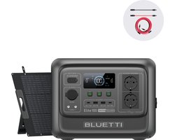 BLUETTI Elite 100 V2 - 1024Wh - Powerstation - 1800W - Duurzame energie - met 200W Zonnepaneel PV200 - met Campingstoel - Draagbare Accu - voor Camping - outdoor - Thuis Noodstroom - RV