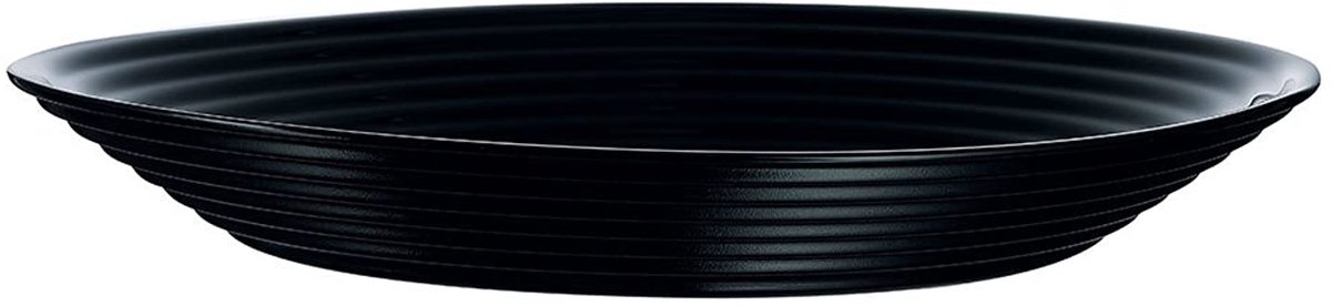 ARC L7610 Harena bord diep, 800 ml, 23,5 cm, opaalglas, zwart