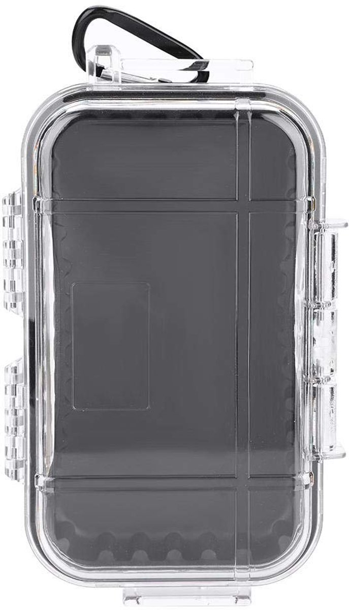 Opbergdoos Waterdicht Schokbestendig Luchtdicht Draagbox voor Outdoor Survival, Transparant, s l m, Compact