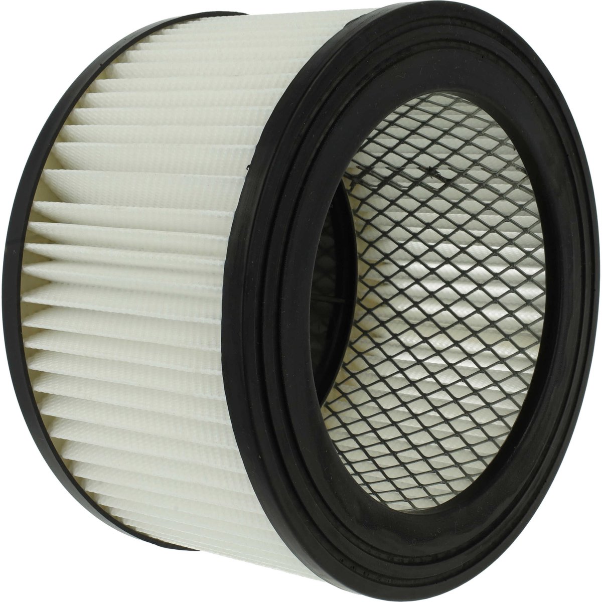 vhbw geplooid vervangingsfilter voor Stayer 8190.98 voor asstofzuigers - cartridgefilter zwart wit wasbaar
