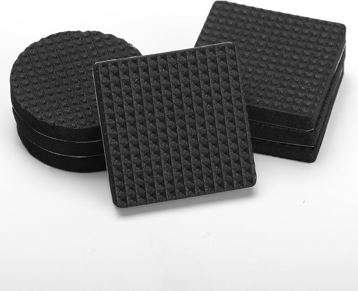 90 st anti slip pads rubber meubel pads zelfklevend viltglijders vloerluid beschermers antislipmat meubelstopper voor stoelpoot tafels banken meubels zwart