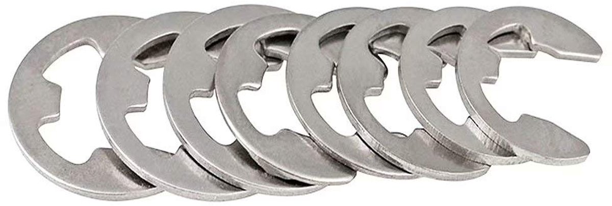 Veiligheidsring, Roestvrij Staal veiligheidsring E Springring 3mm,200pcs