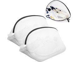 schoenen, 2 stuks netschoenenzak, wasmachine met ritssluiting, 40 x 25 x 25 cm, waszak, waszak, schoenwaszak, voor sneakers, sokken
