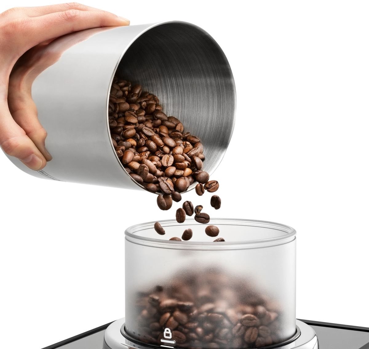 De’Longhi Rivelia Start – Volautomatische Espressomachine - gemakkelijk bonen wisselen, automatisch melkschuim & cold brew functie - 10 warme en koude dranken - Onyx Black - EXAM420.55.BXL thumbnail 5
