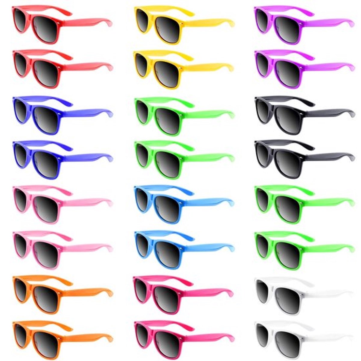 Dailygoody - Kids Zonnebril - Neon Party Goody Bag - 24 Pack