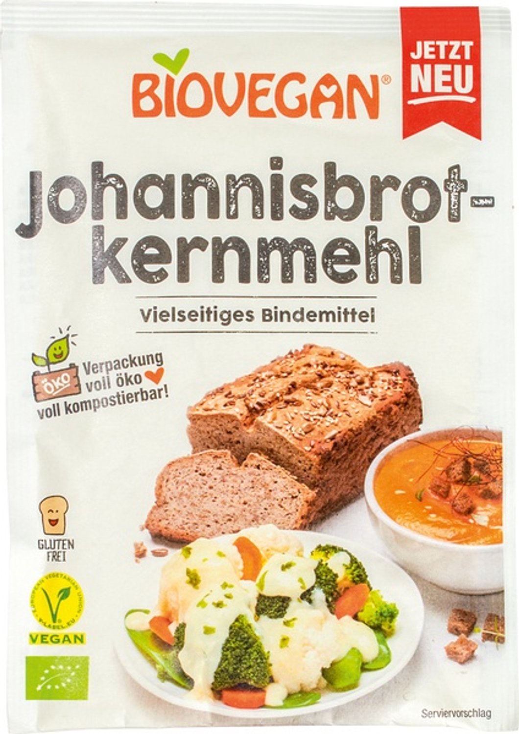 Biovegan Johannesbroodpitmeel (50 gr)