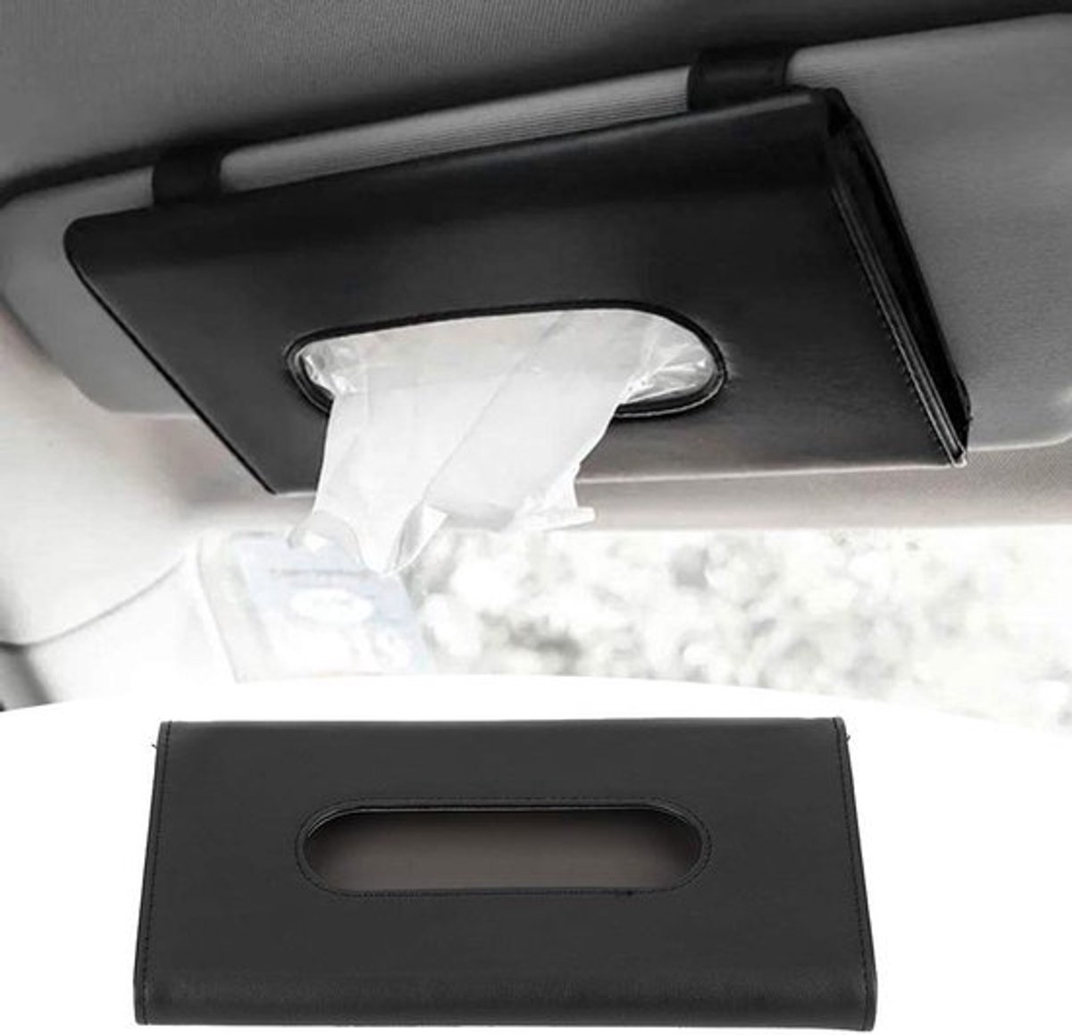 Store_7 - Auto Tissue Houder - Pu Lederen - Handig en Praktisch