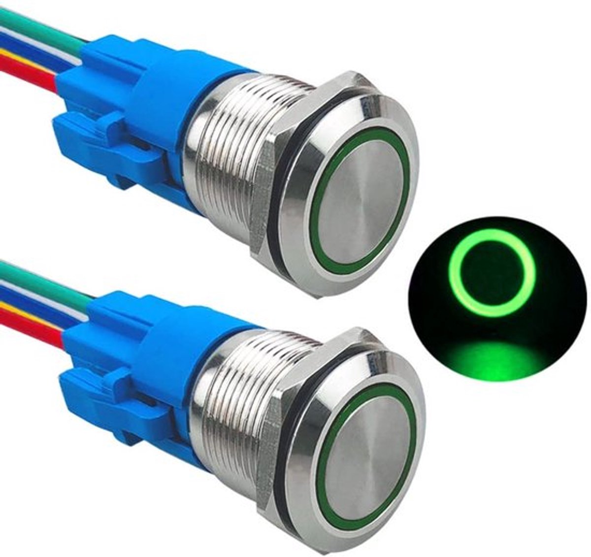Store_7 - Drukknopschakelaar - Waterdicht - 19 mm - Ip67