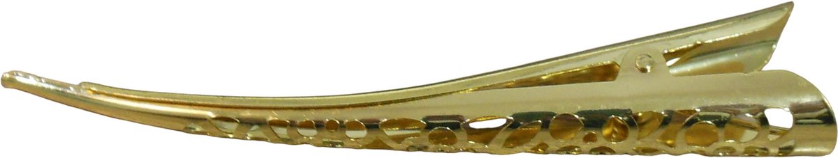 Duckklem met patroon goud