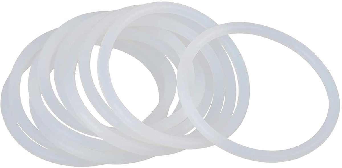 10 stuks witte siliconen rubberen O-ring VMQ Seal Gasket Washer voor auto 60 mm x 4 mm