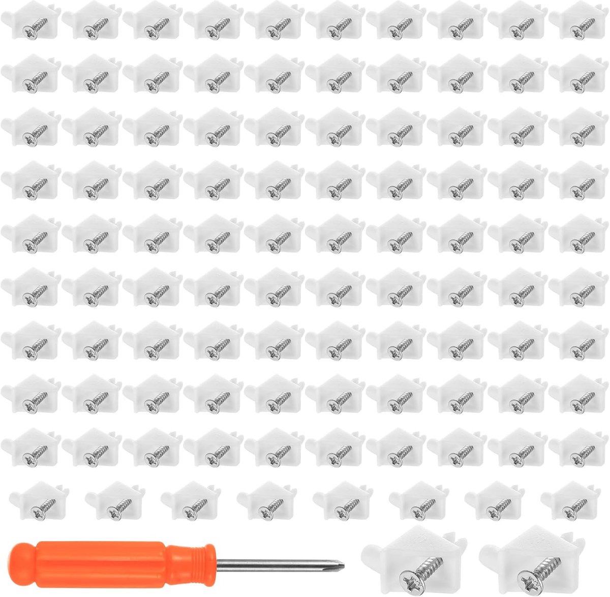 Plankdragers 5 mm, plankhouder, reserveonderdeel #101558 plankdragers inlegplankhouders, glazen plankdragers voor IKEA PAX plankdragers, voor COMPLEMENT, wit