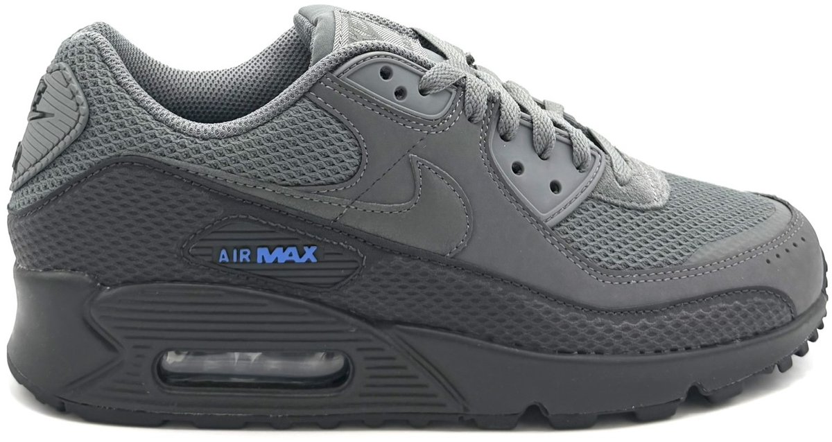 Nike Air Max 90 Mesh Mudguard Smoke Heren Sneaker Grijs