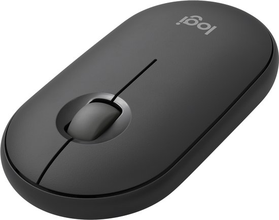 Logitech Pebble 2 M350s - Draadloze Muis - Bluetooth - 4000 dpi - Graphite