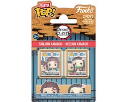 Demon Slayer Tanjiro Kamado & Nezuko Kamado (Bitty Pop!) vinylfiguren (Set van 2) Unisex Funko Bitty Pop! - Neutraal - Standard