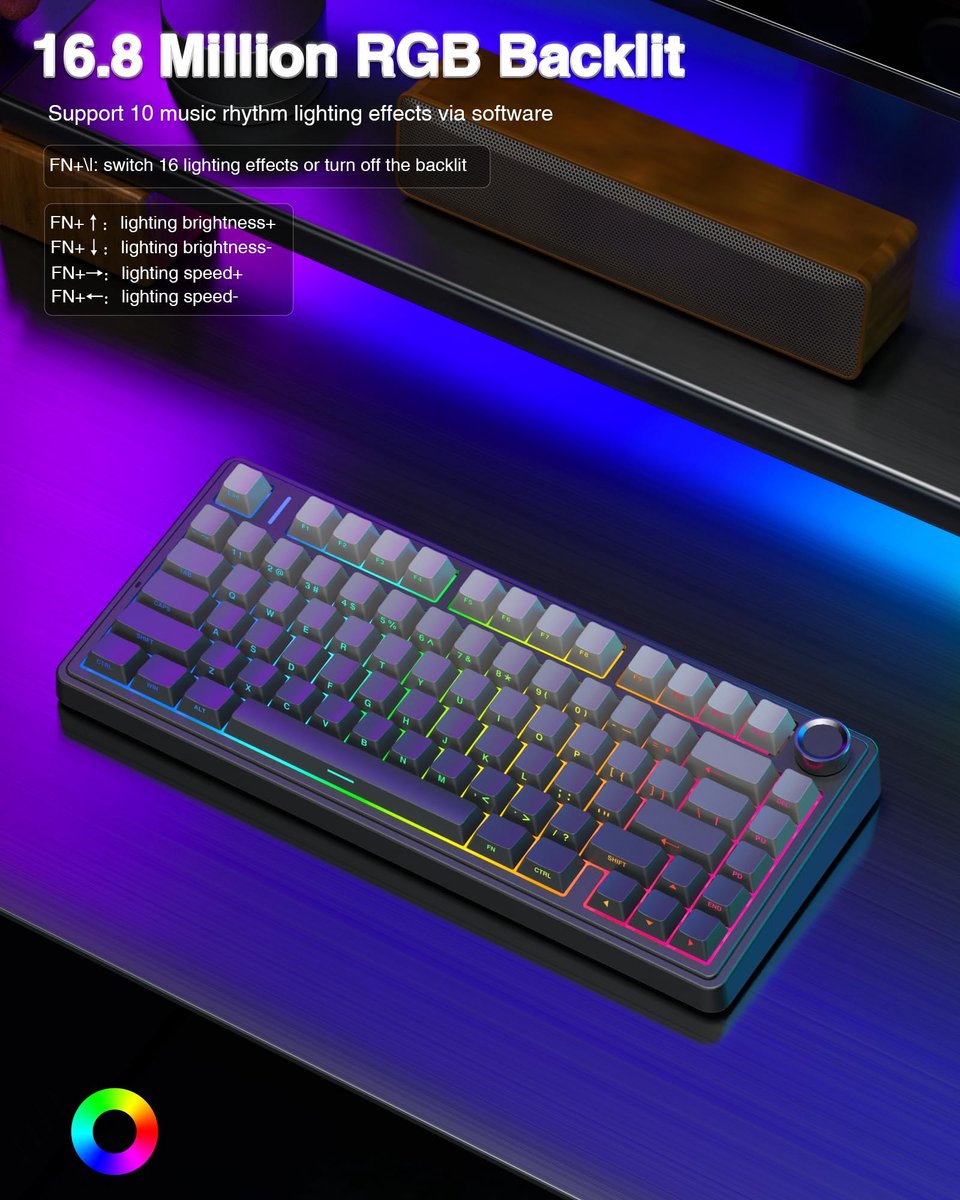 AULA F75 Pro - Draadloze Gaming Toetsenbord - Mechanisch Toetsenbord thumbnail 6