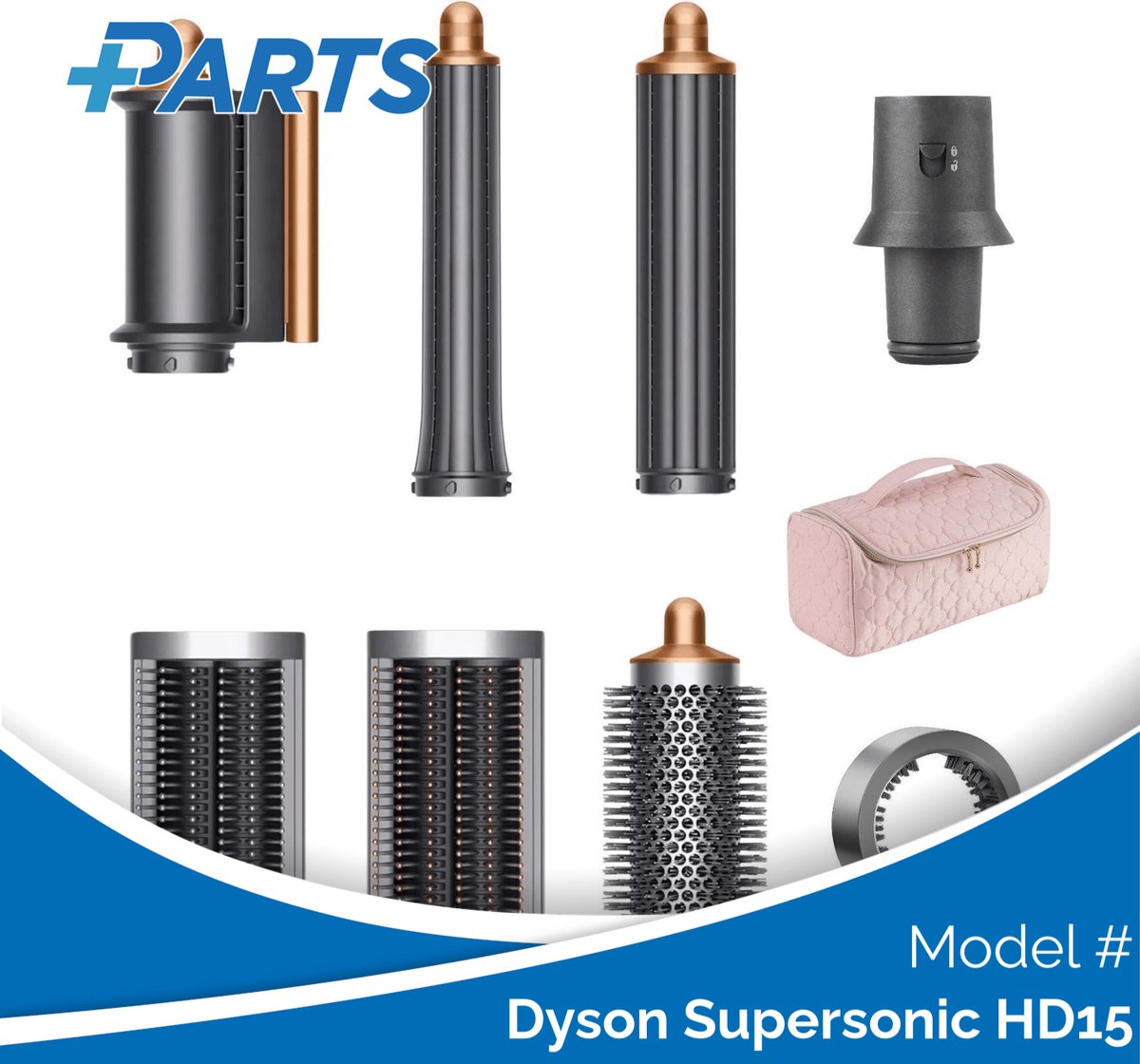 Dyson Supersonic HD15 Opzetstukken (Plus.Parts® alternatief voor 971874-17)