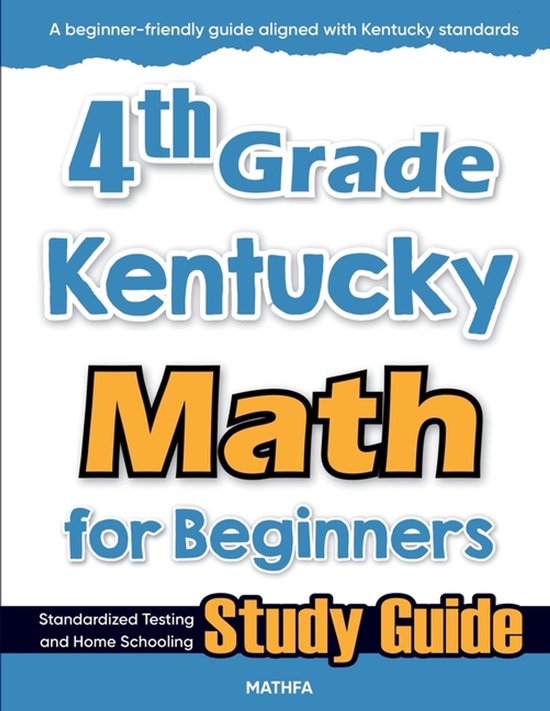 4th Grade Kentucky Math for Beginners - cover