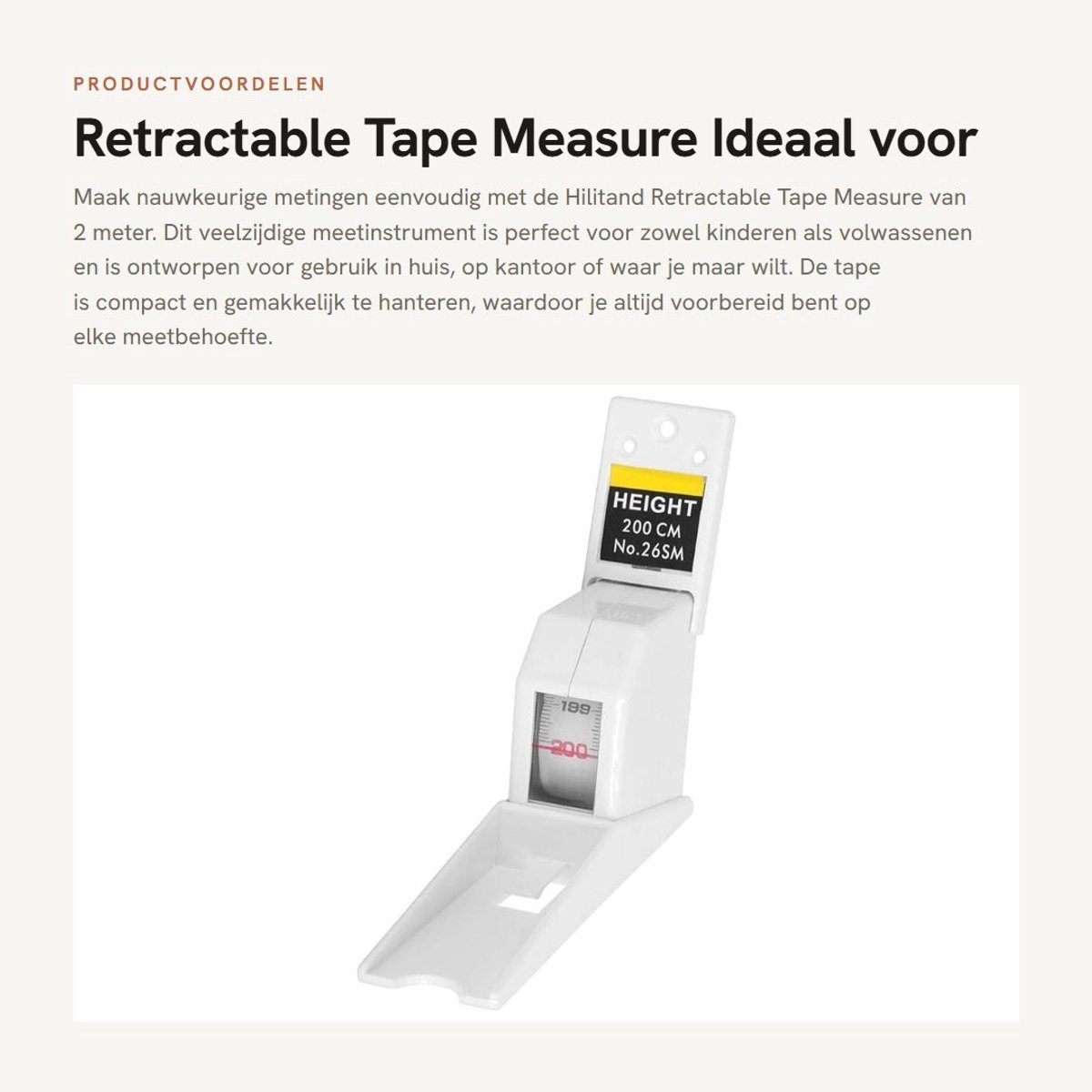 Dailygoods- Rolmeter 2m - Meetlint Lichaam - Meetlint - Verstelbaar - Nauwkeurige Aflezing - Compact en Gebruiksvriendelijk