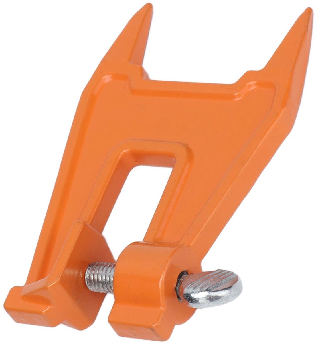Dailygoods- Kettingvijl - Bankschroef - Beugel - Klem - Oranje - Voor Kleine Kettingzaag - Tuinieren