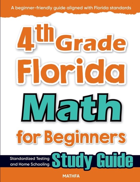 4th Grade Florida Math for Beginners - cover