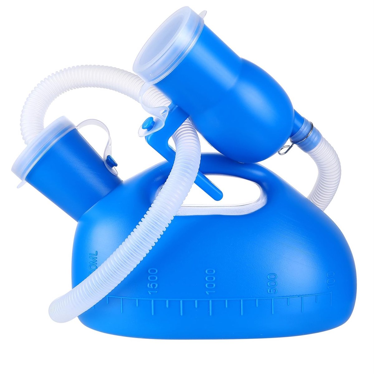 Dailygoods- Urineflesje 2000 ml - Draagbare Urineflessen - Urinoir - Plasfles - Slang 172 cm - Herbruikbaar